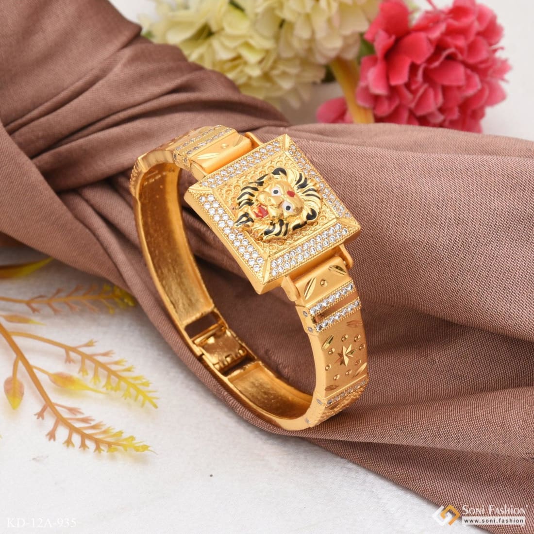 Anaconda Snake Dual Face Bracelet Kada Elegant Design Gold Plated - Style  A160 at Rs 600.00 | Artificial kada | ID: 25944997848