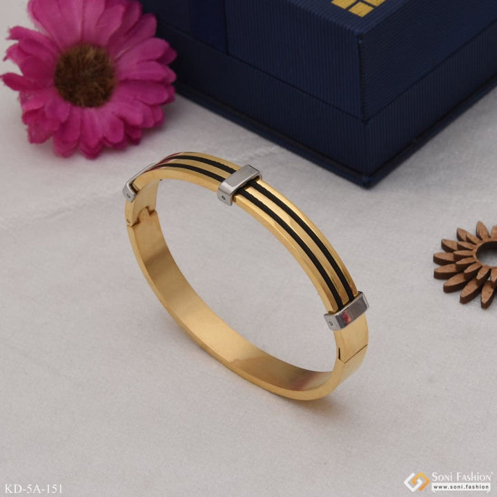 Wire-line sophisticated design gold plated stainless steel