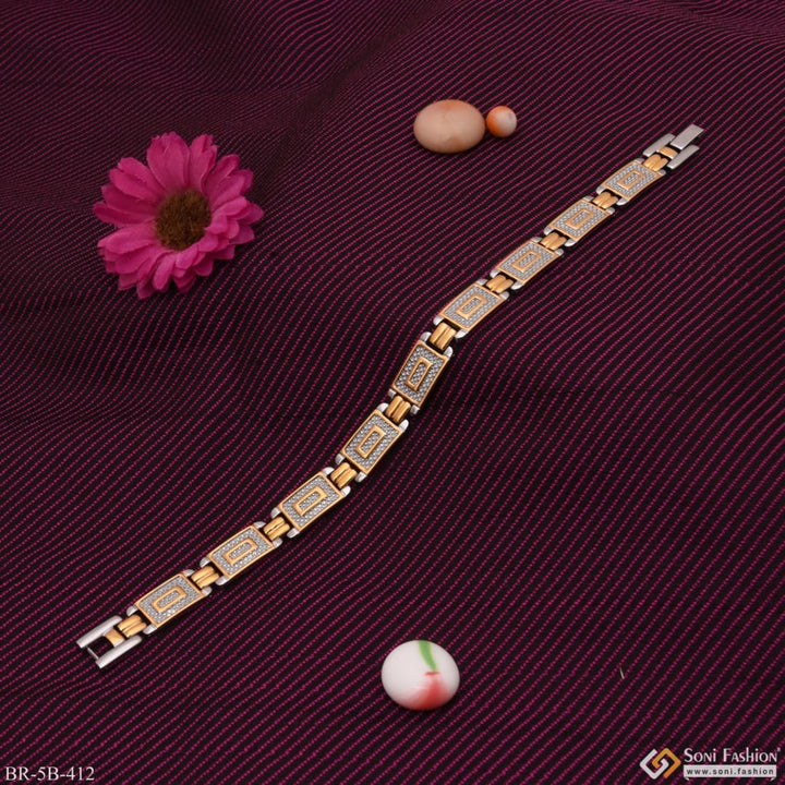 Zig-zag Classic Diamond Bracelet - Style B412