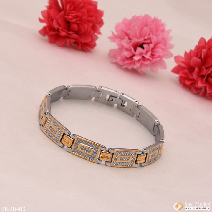 Zig-Zag Classic Diamond Bracelet - Style B412